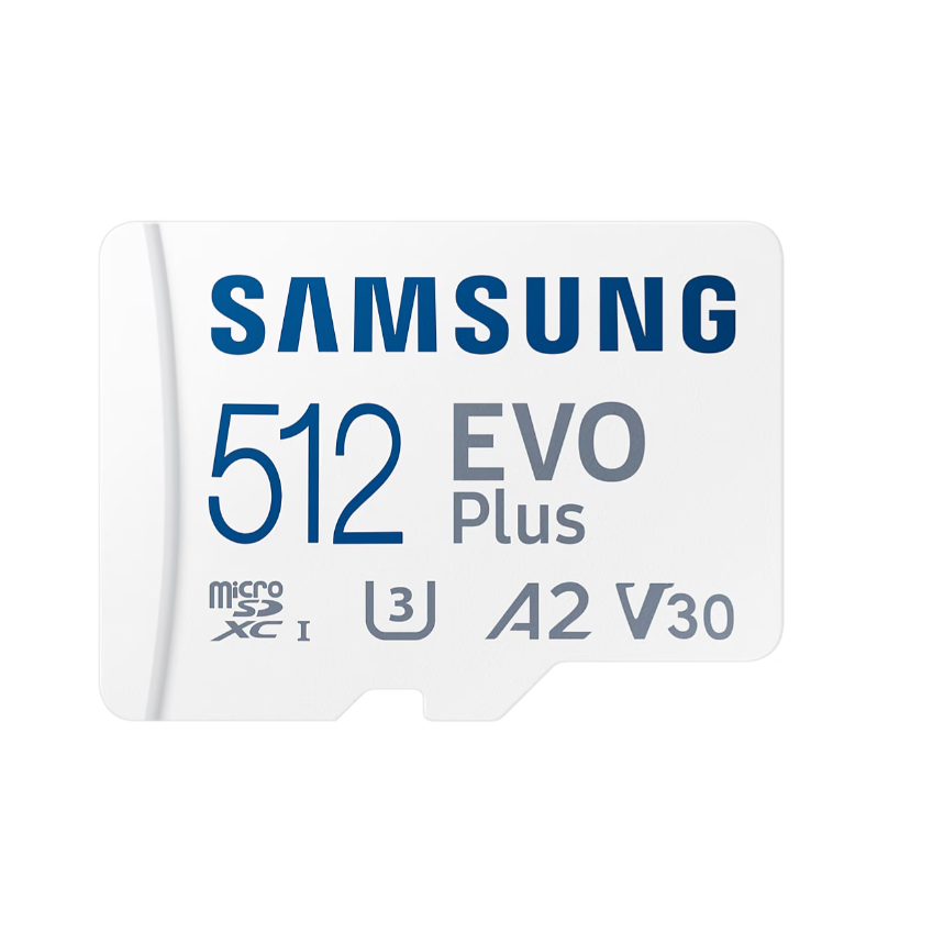 Atmiņas kartes SAMSUNG EVO Plus microSDXC 512GB 2024 (MB-MC512SA/EU)