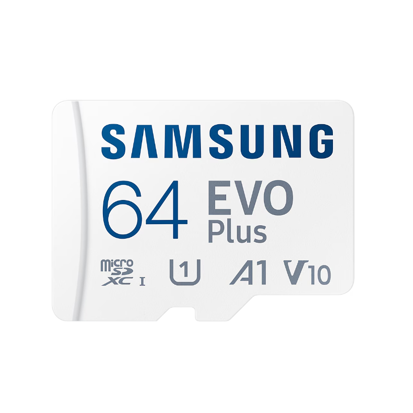 Atmiņas kartes SAMSUNG EVO Plus microSDXC 64GB 2024 (MB-MC64SA/EU)