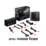 Barošanas bloks MSI MPG A1000G PCIE5 1000 W (306-7ZP7C11-CE0)