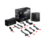 Barošanas bloks MSI MPG A850G PCIE5 850 W (306-7ZP7B11-CE0)