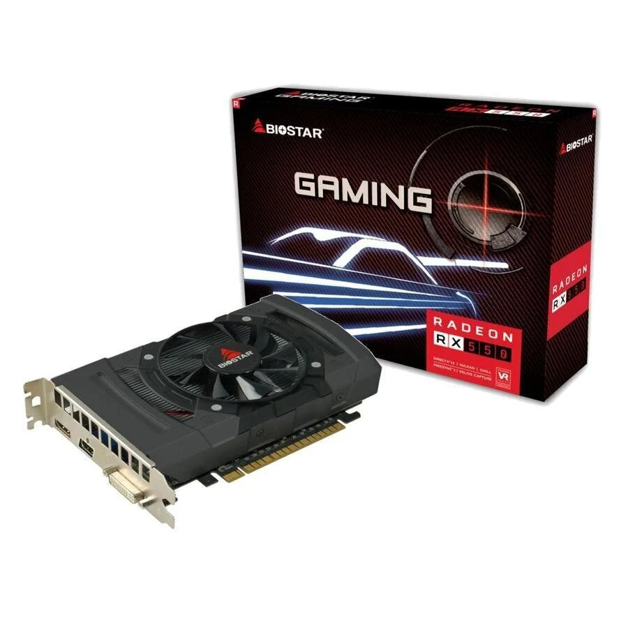 Videokarte Biostar Radeon RX 550 4 GB GDDR5 (VA5505RF41)