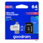 Atmiņas kartes Goodram 64 GB MicroSDXC (M1A4-0640R12)