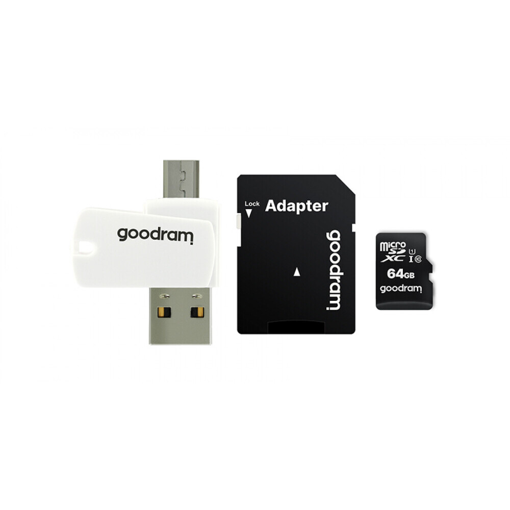 Atmiņas kartes Goodram 64 GB MicroSDXC (M1A4-0640R12) - foto 2