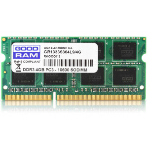 Arbeitsspeicher Goodram PC3-12800 4GB 1600 MHz DDR3 CL11 (GR1600S364L11S/4G)