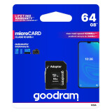 Atmiņas kartes Goodram 64 GB MicroSDXC (M1AA-0640R12)
