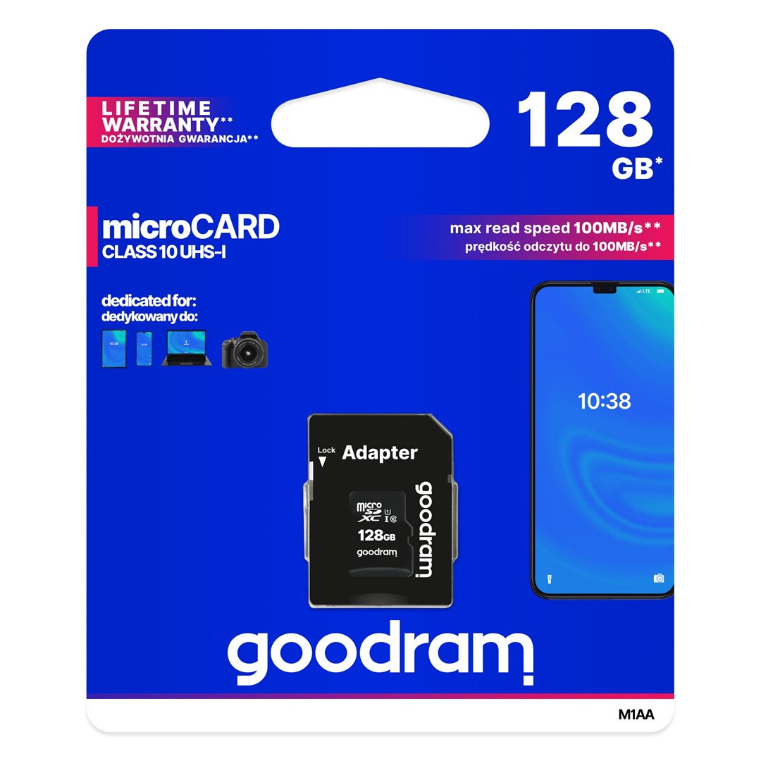 Speicherkarte Goodram 128 GB MicroSDXC (M1AA-1280R12) - Foto 3