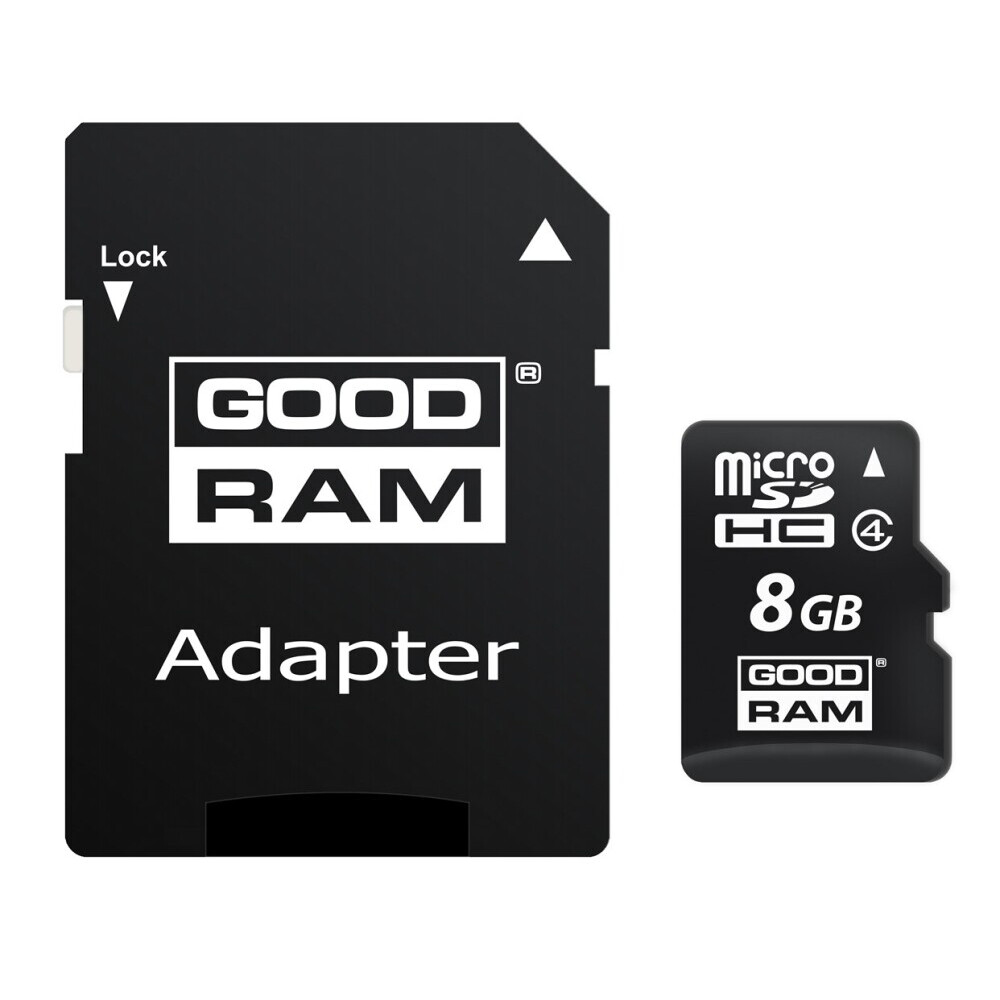 Atmiņas karte Goodram 8 GB MicroSDHC (M40A-0080R11)