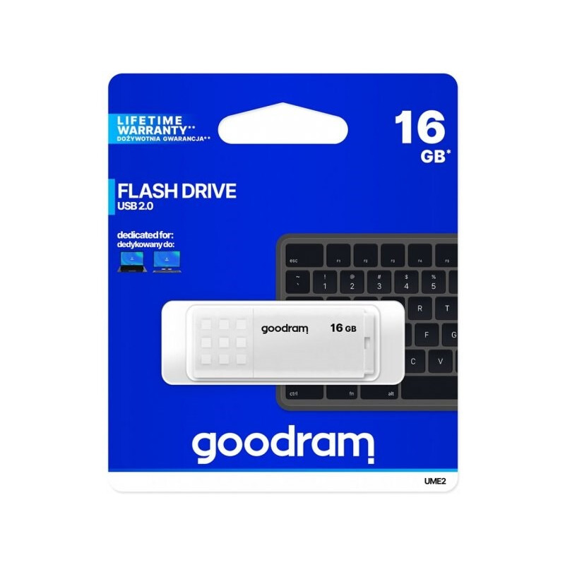 USB zibatmiņa Goodram UME2 16 GB USB Type-A 2.0 (UME2-0160W0R11) - foto 5