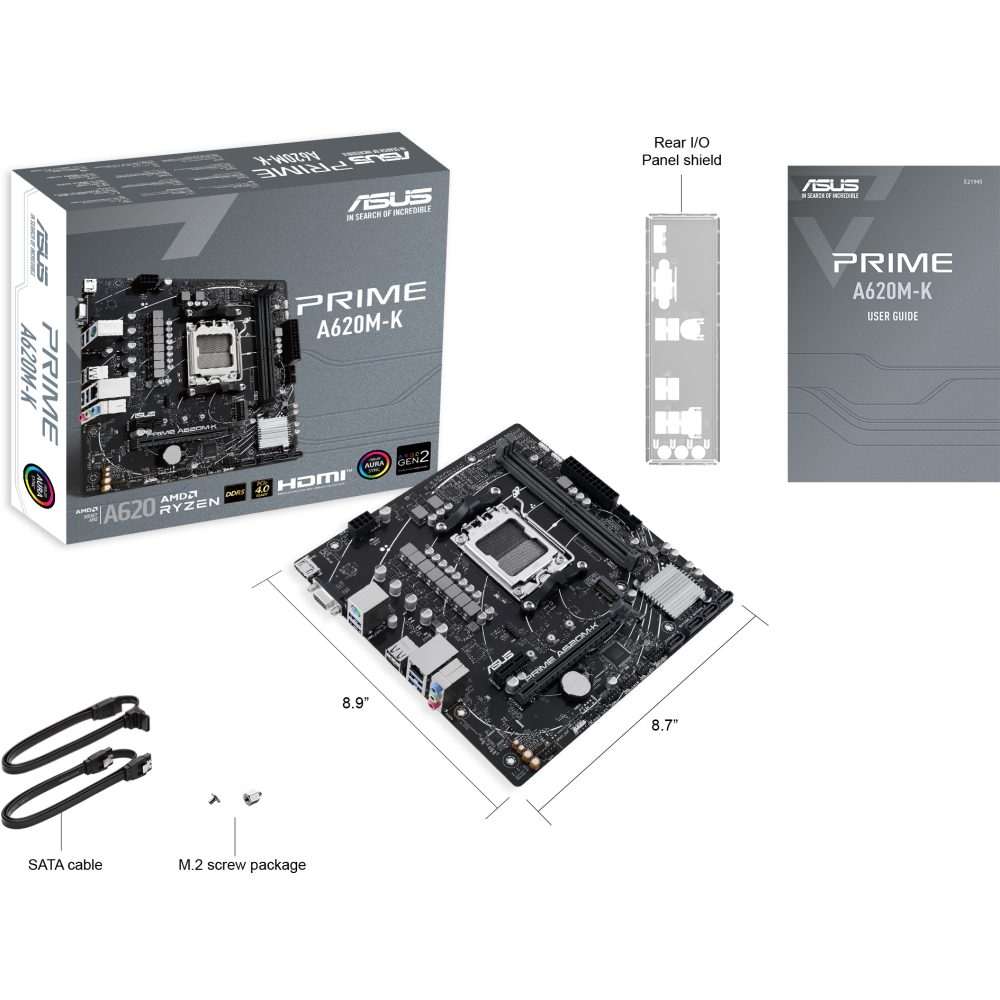 Pamatplate ASUS PRIME A620M-K (A620M-K) - foto 4
