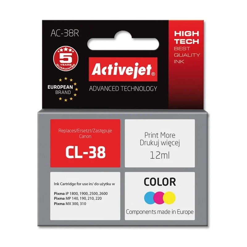 Patrone Activejet AC-38R Ink color (AC-38R)