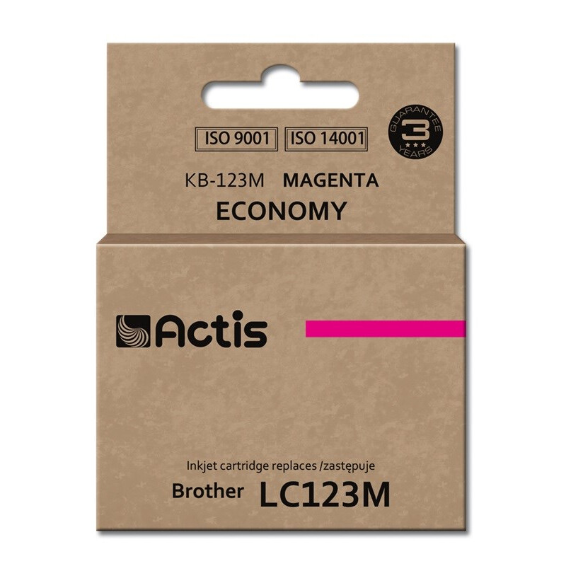 Kārtridžs Actis KB-123M ink 10 ml for Brother magenta (KB-123M)