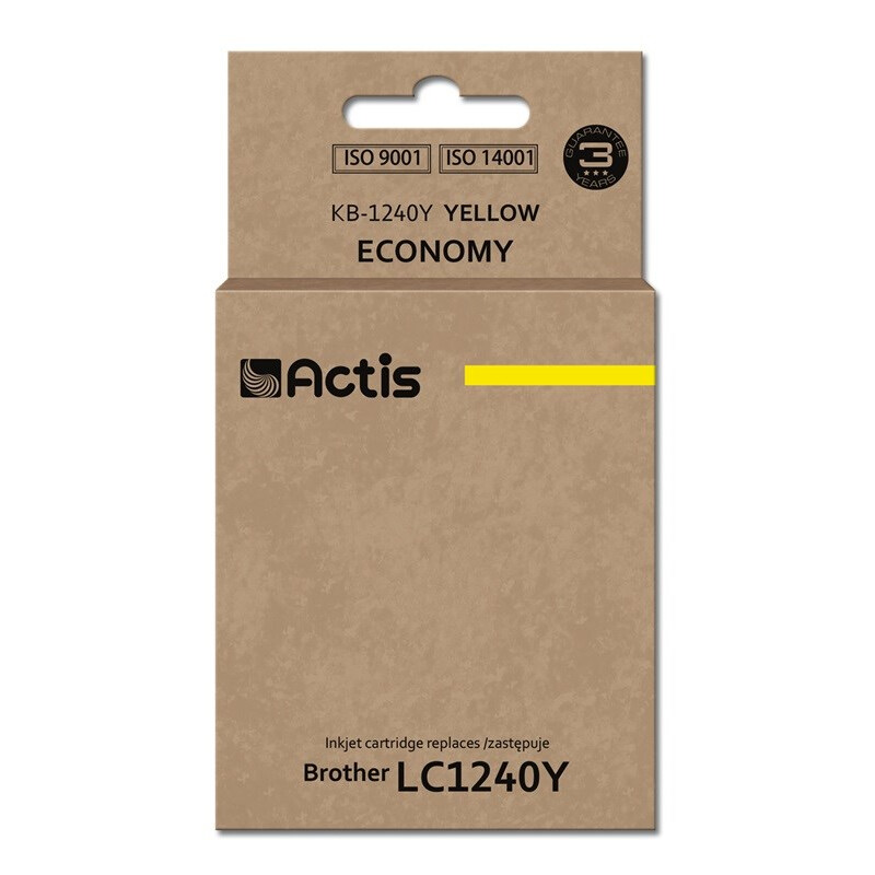 Kārtridžs Actis KB-1240Y ink 19 ml for Brother yellow (KB-1240Y)