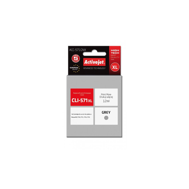 Patrone Activejet ACC-571GNX Ink grey (ACC-571GNX)