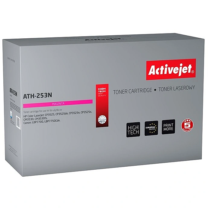 Toneris Activejet ATH-253N (replacement for HP 504A CE253A, Canon CRG-723M; Supreme; 7000 pages; magenta) (ATH-253N)