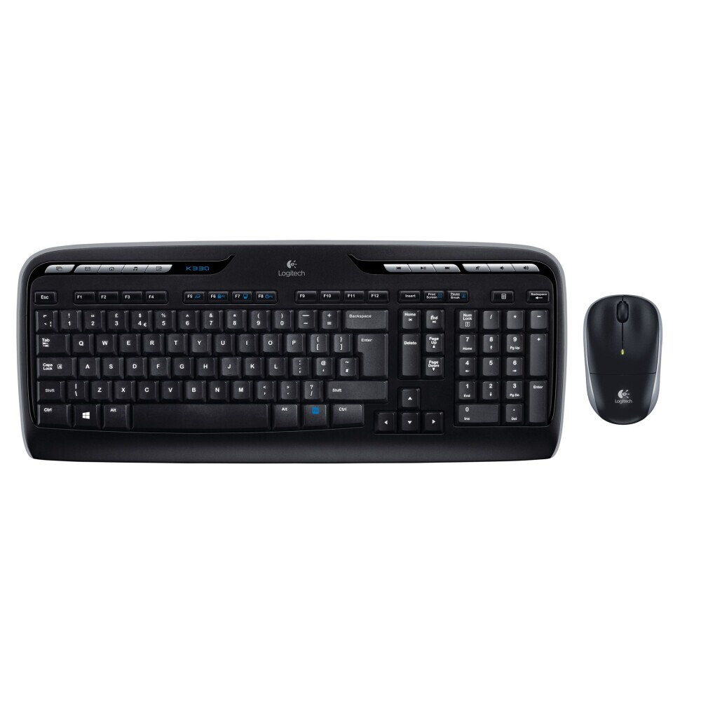 Tastatūra + pele Logitech MK330 ENG Black (920-003989)