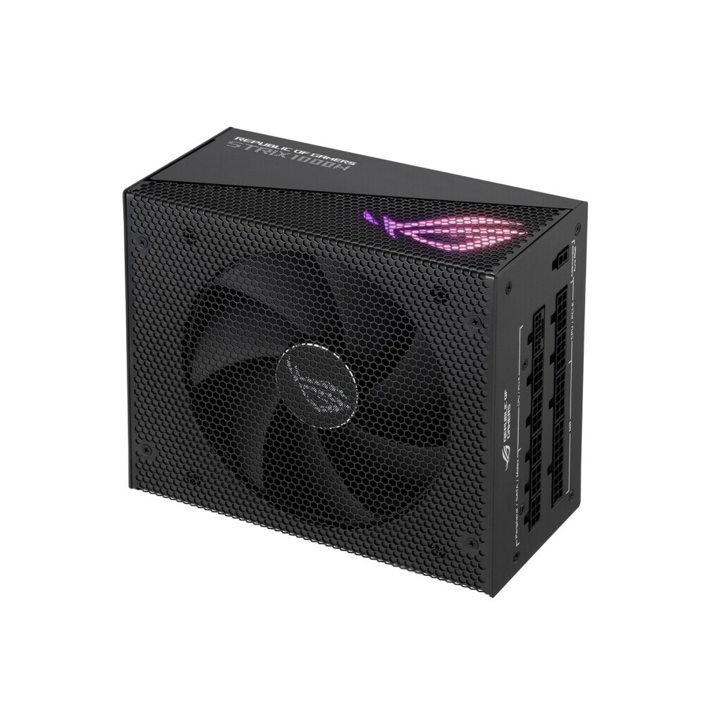 Barošanas bloks ASUS ROG Strix 1000W Gold Aura Edition (90YE00P1-B0NA00) - foto 4