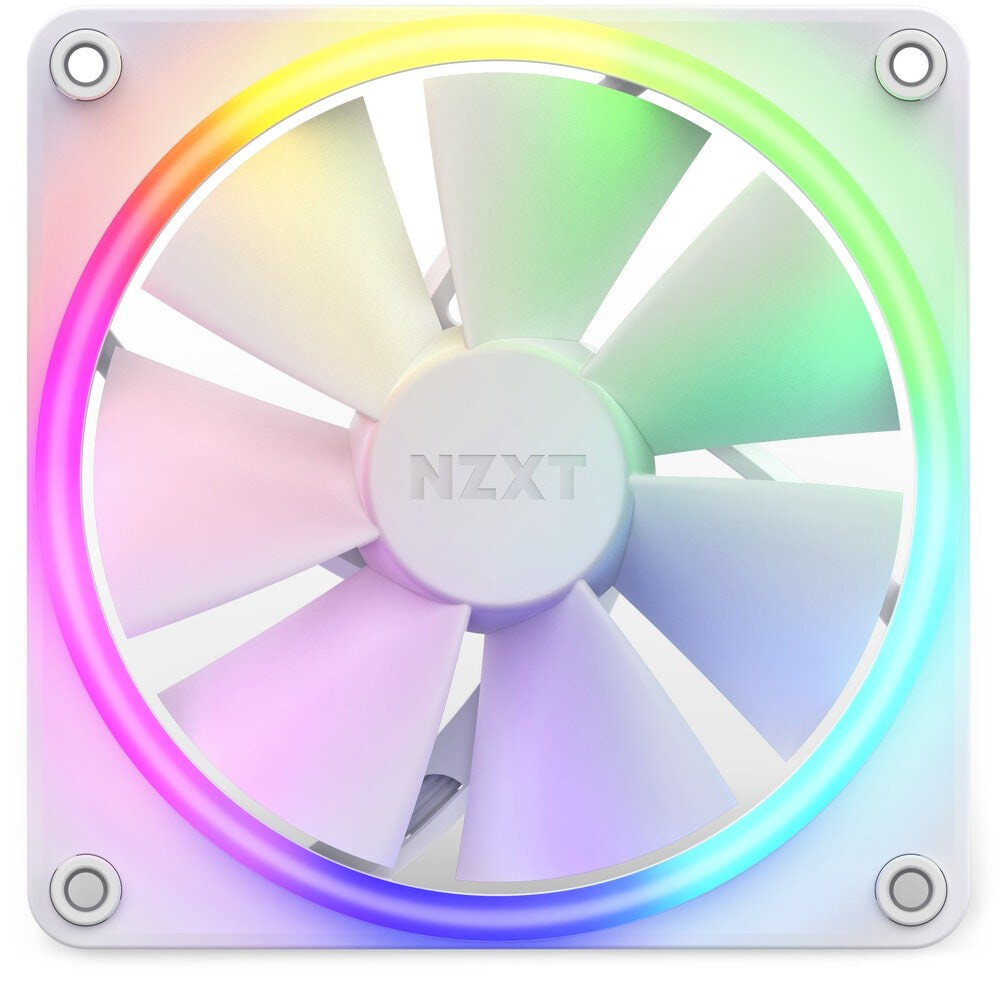 Korpusa dzesētājs NZXT F120 RGB White (RF-R12SF-W1) - foto 3