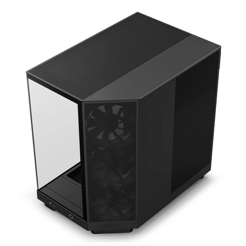 Gehause NZXT H6 Air Flow Midi Tower Black (CC-H61FB-01) - Foto 2