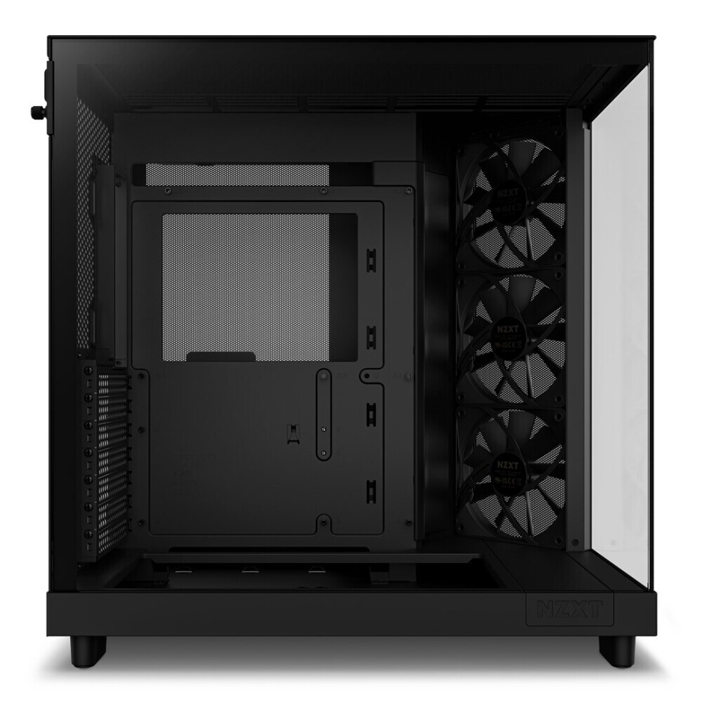 Gehause NZXT H6 Air Flow Midi Tower Black (CC-H61FB-01) - Foto 10
