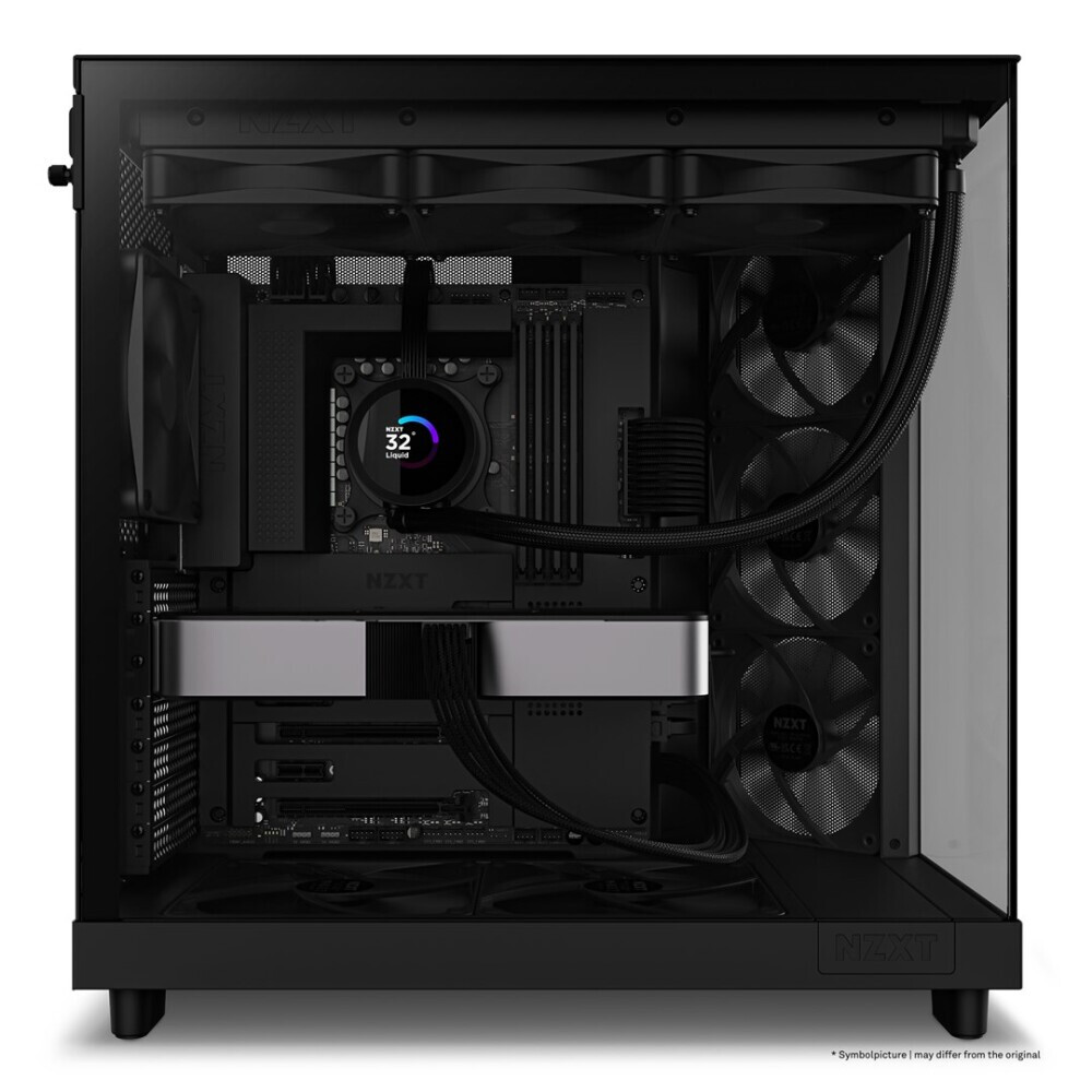 Gehause NZXT H6 Air Flow Midi Tower Black (CC-H61FB-01) - Foto 11