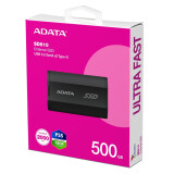 Ārējie cietie diski un SSD ADATA SD810 500 GB (SD810-500G-CBK)