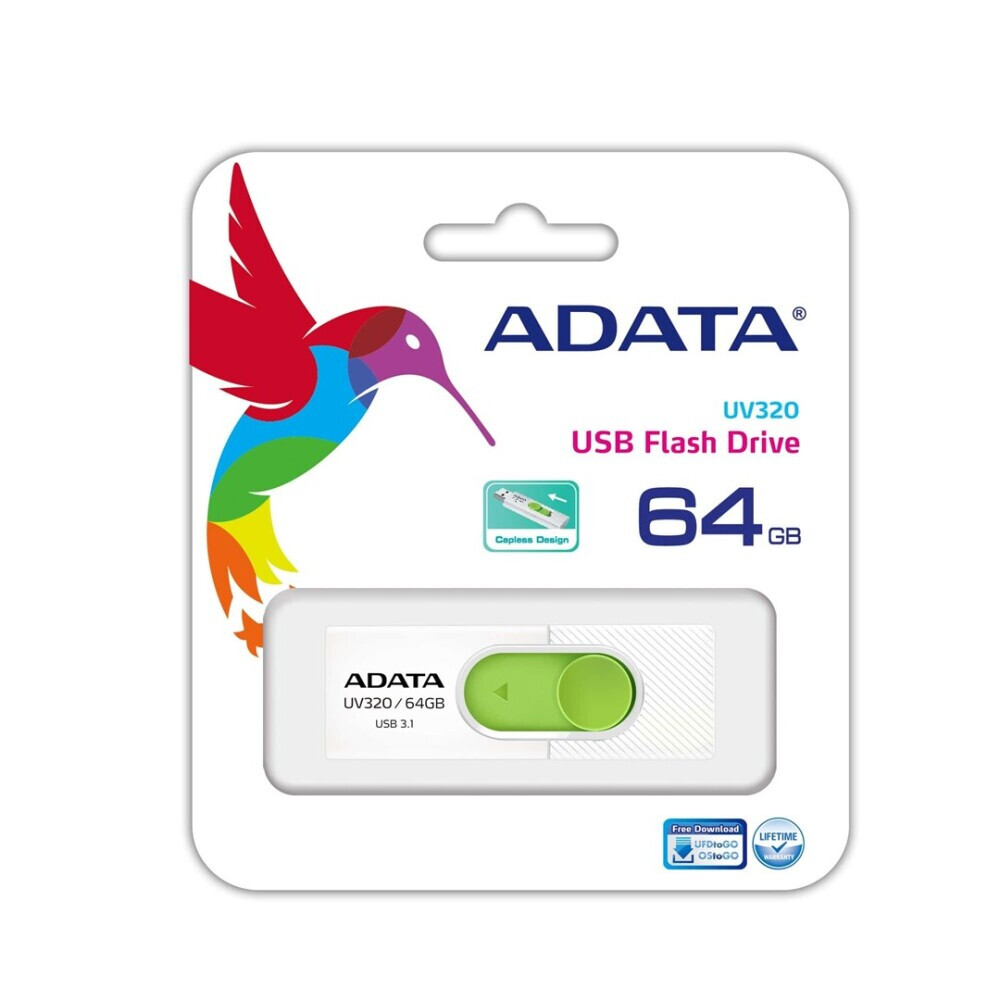 USB-Flash-Laufwerk ADATA UV320 64 GB (AUV320-64G-RWHGN) - Foto 3