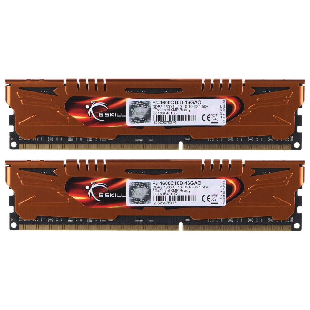 Operatīvā atmiņa G.Skill Ares 16GB 1600 MHz DDR3 CL10 KIT of 2x8GB (F3-1600C10D-16GAO) - foto 3