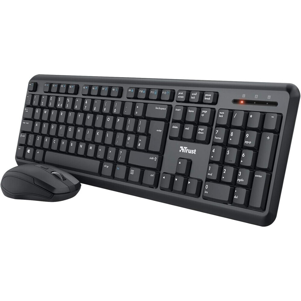 Tastatūra Trust ENG Black (24639)