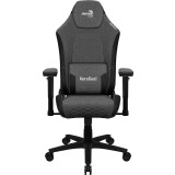 Datorkrēsls Aerocool CROWNASHBK Black (AEROCROWN-ASH-BLACK)