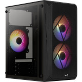 Datoru korpuss Aerocool CS107V2 Mini Tower Black (AEROPGSCS-107-A-V2)