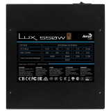 Barošanas bloks Aerocool LUX 550W (AEROLUX-550-80BRONZE)