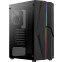 Datoru korpuss Aerocool Mecha Midi Tower Black (AEROPGSMECHA-G-BK-V1)