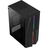 Datoru korpuss Aerocool Mecha Midi Tower Black (AEROPGSMECHA-G-BK-V1)