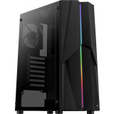 Datoru korpuss Aerocool Mecha Midi Tower Black (AEROPGSMECHA-G-BK-V1)