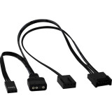 Korpusa dzesētājs AEROCOOL PGS SATURN 12F ARGB 6P (AEROPGSSATURN-12F-AR)