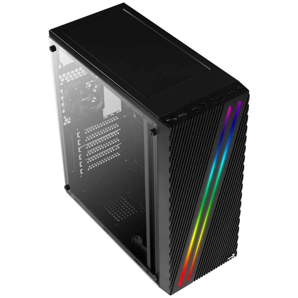 Datoru korpuss Aerocool Streak Midi Tower Black (ACCM-PV19012.11) - foto 4