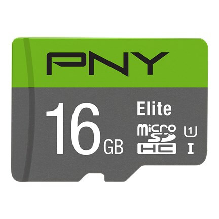 Atmiņas kartes PNY Elite microSDHC 16GB (P-SDU16GU185GW-GE)