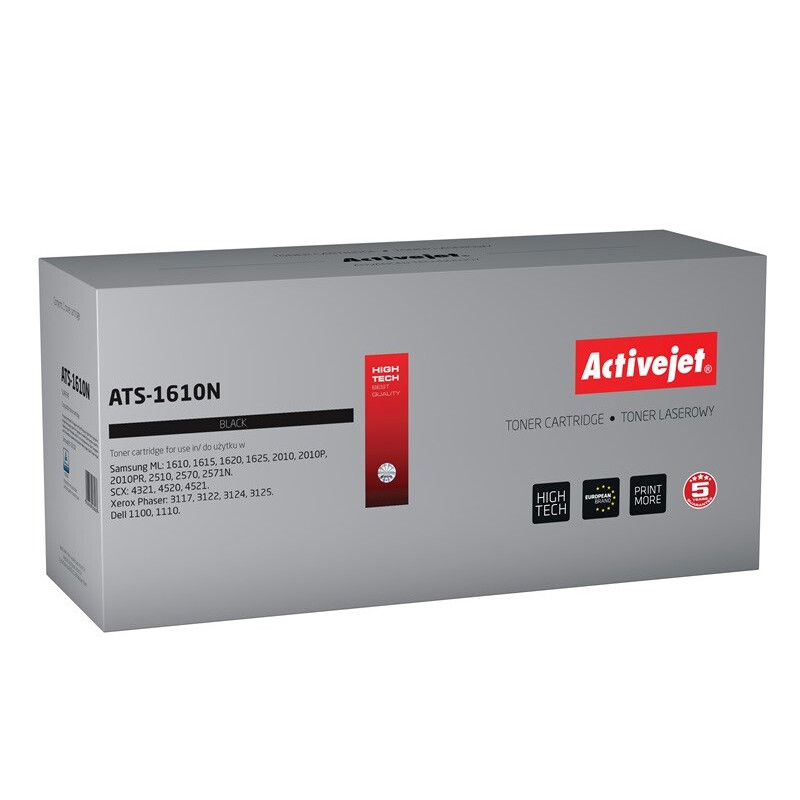 Kārtridžs Activejet ATS-1610N (for Samsung ML-1610D2 / 2010D3, Xerox 106R01159, Dell J9833; Supreme; 3000 pages; black) (ATS-1610N)