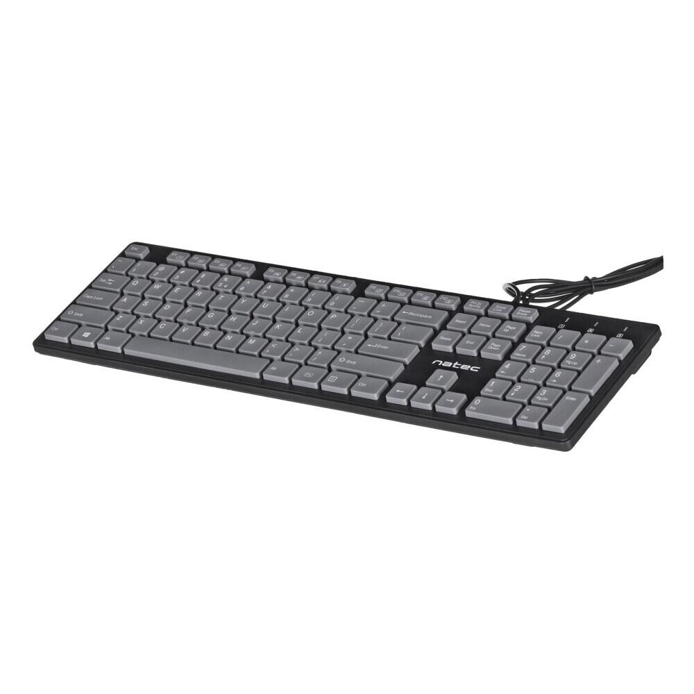 Tastatūra NATEC Discus 2 ENG Slim Black (NKL-1829) - foto 4