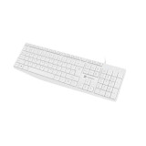 Tastatūra NATEC NAUTILUS SLIM ENG White (NKL-1951)