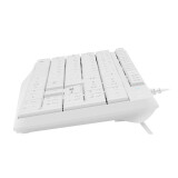 Tastatūra NATEC NAUTILUS SLIM ENG White (NKL-1951)