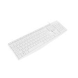 Tastatūra NATEC NAUTILUS SLIM ENG White (NKL-1951)