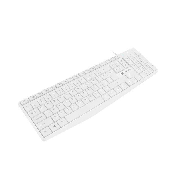 Tastatūra NATEC NAUTILUS SLIM ENG White (NKL-1951) - foto 4