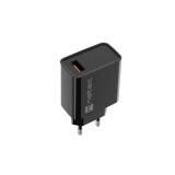 NATEC MAINS RIBERA USB-A 18W BLACK (NUC-2058)