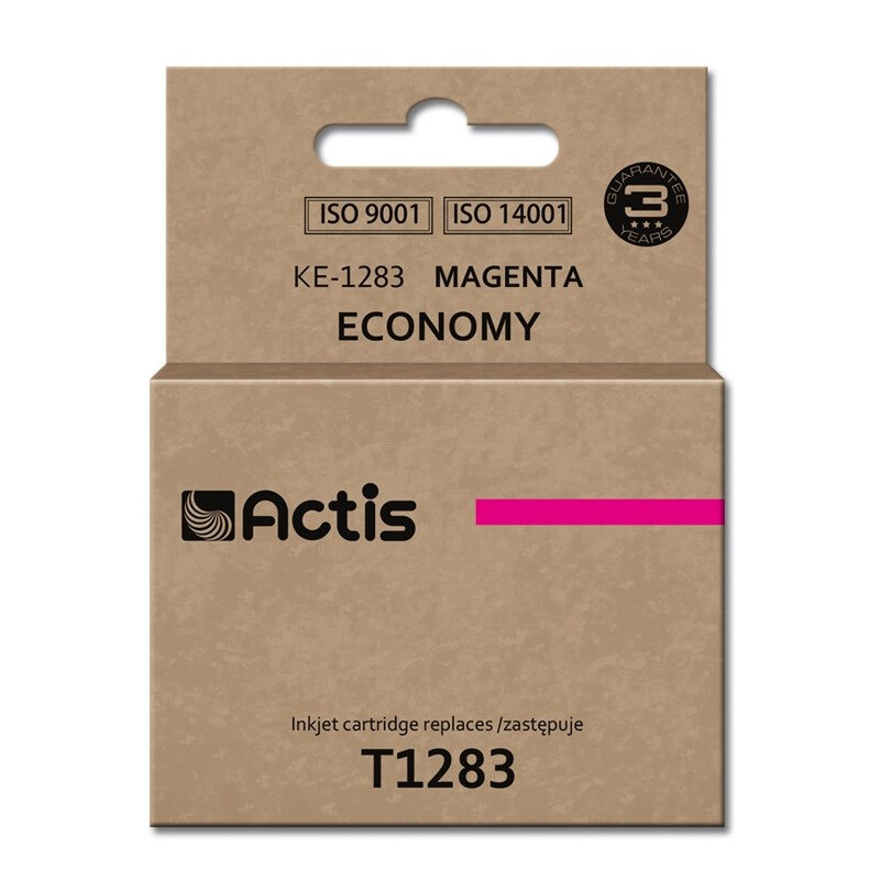 Kārtridžs Actis KE-1283 ink (replacement for Epson T1283; Standard; 13 ml; magenta) (KE-1283)