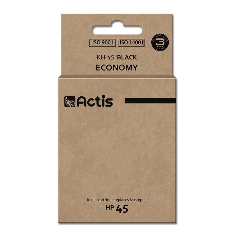 Kārtridžs Actis KH-45 ink (replacement for HP 45 51645A; Standard; 44 ml; black) (KH-45)