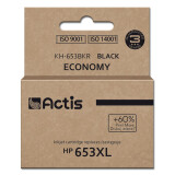 Kārtridžs Actis KH-653BKR Ink Cartridge (replacement for HP 653XL 3YM75AE; Premium; 20ml; 575 pages; black) (KH-653BKR)