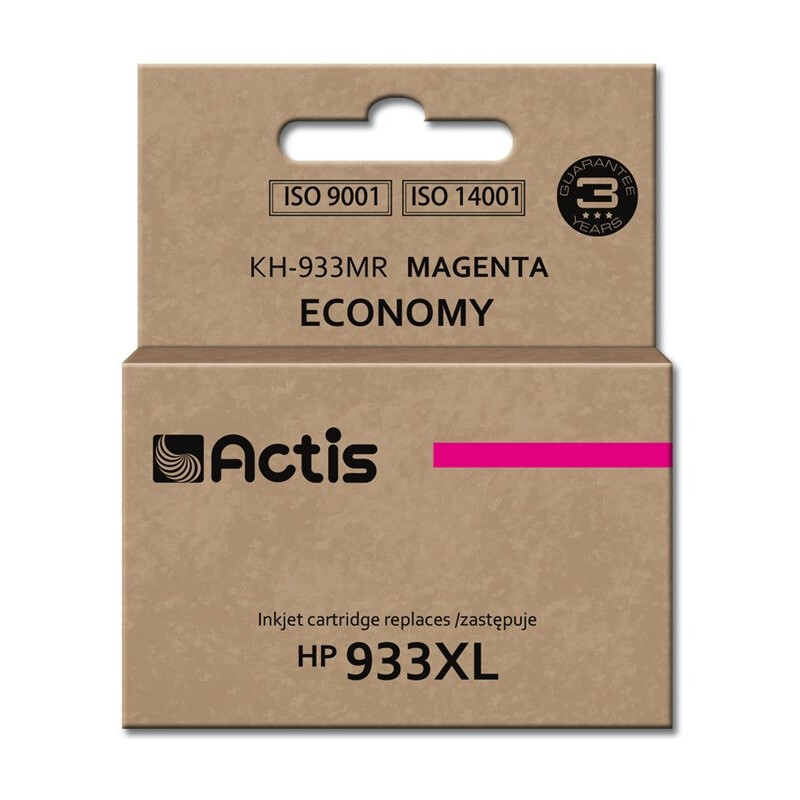 Kārtridžs Actis KH-933MR ink (replacement for HP 933XL CN055AE; Standard; 13 ml; magenta) (KH-933MR)