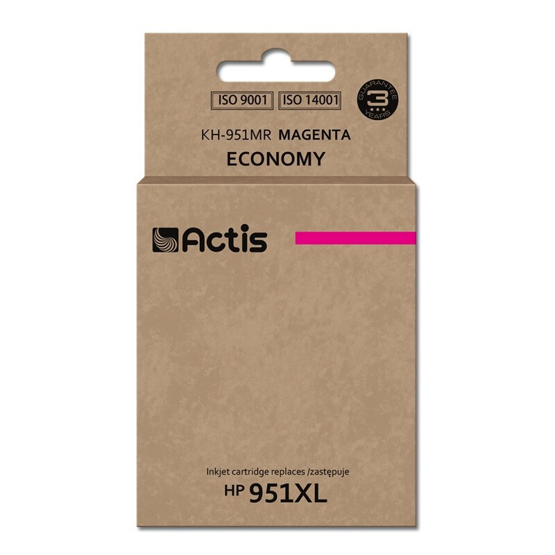 Kārtridžs Actis KH-951MR ink (replacement for HP 951XL CN047AE; Standard; 25 ml; magenta) (KH-951MR)
