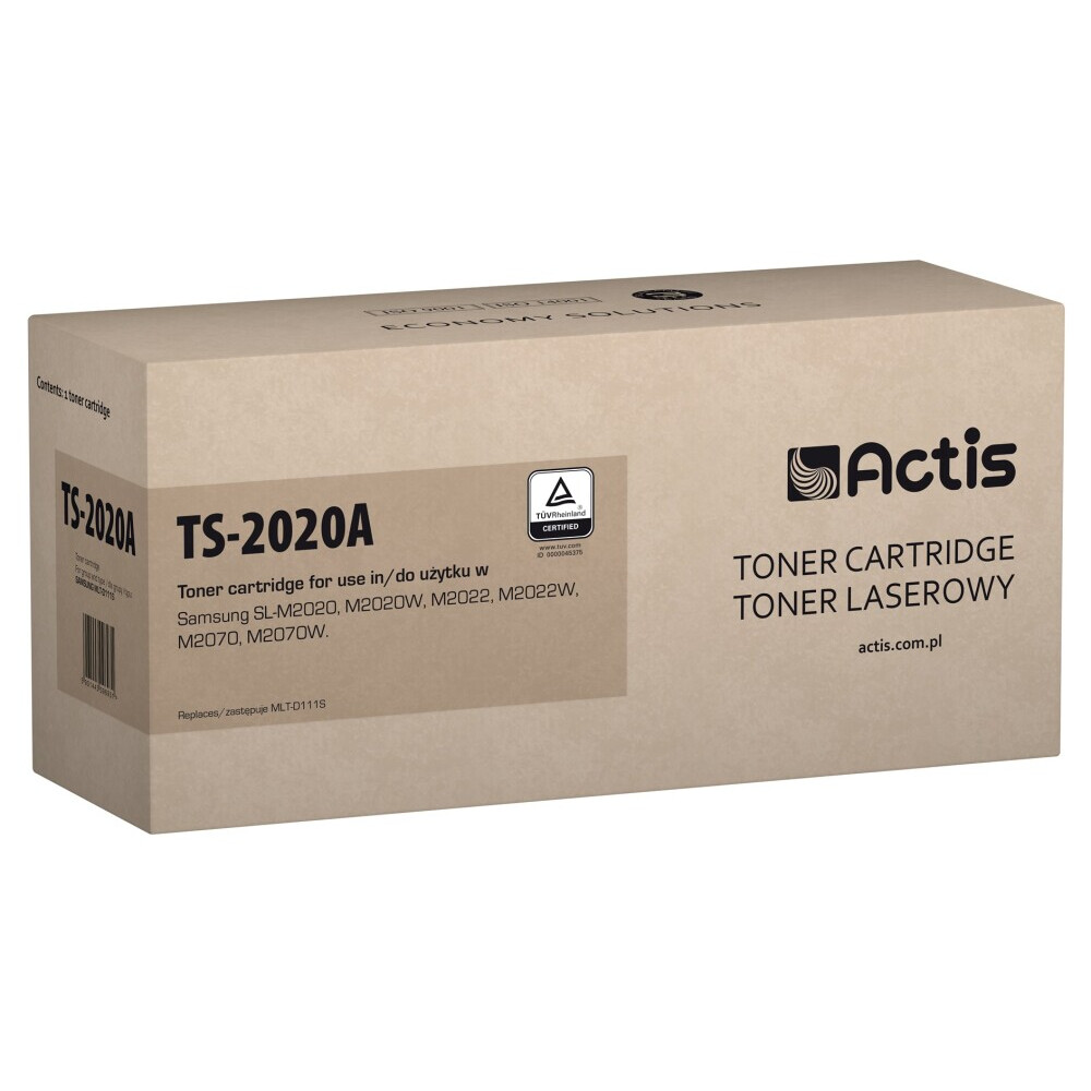 Kārtridžs Actis TS-2020A (replacement for Samsung MLT-D111S, MLTD111S; Standard; 1000 pages; black) (TS-2020A)